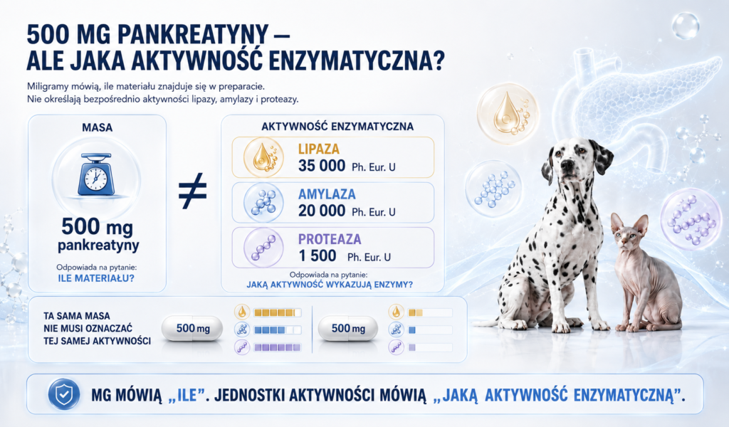 Aktywność enzymatyczna pankreatyny — dlaczego same miligramy nie mówią wszystkiego?