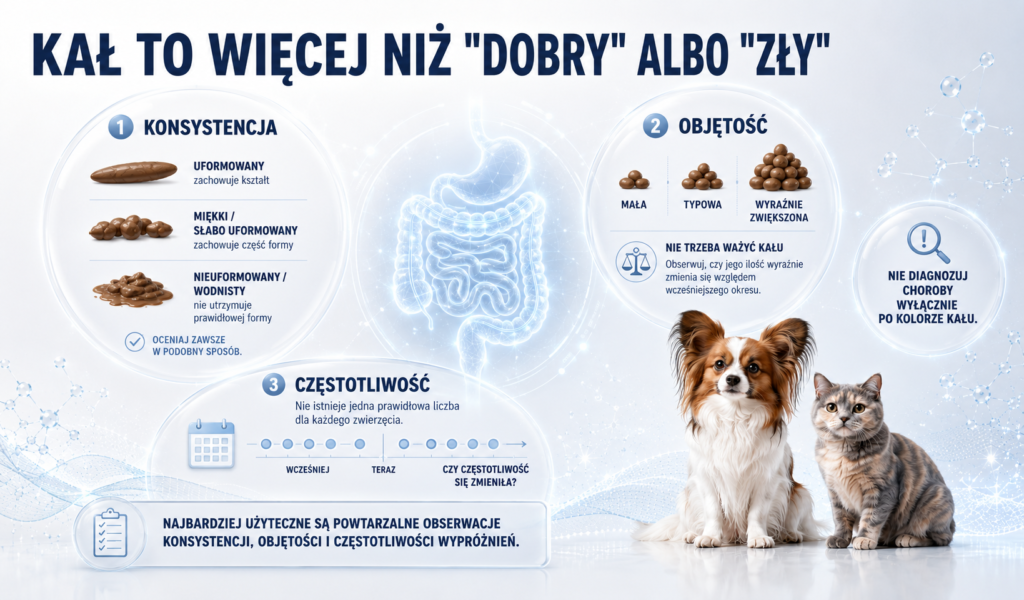Konsystencja kału, masa ciała i apetyt — co warto monitorować?
