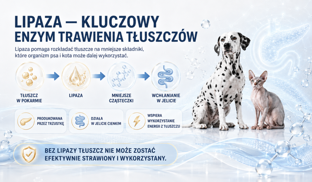 Lipaza — enzym kluczowy dla trawienia tłuszczów